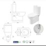 Sonas Rimless edan c/c semi shrouded toilet Image 2