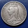 1889 Queen Victoria Silver Crown coin Image 4