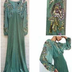 Stunning limited edition boho festive dress River island signature collection wedding bridesmaid folk