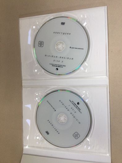 Kraftwerk minimum maximum dvd no slipcase