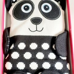 BNIB Aroma Home Snuggable Hottie Microwavable Lavender Plush PANDA BEAR