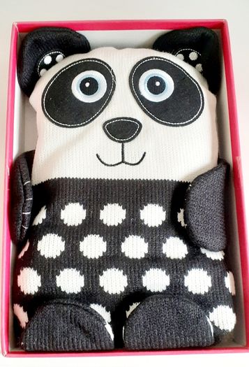 BNIB Aroma Home Snuggable Hottie Microwavable Lavender Plush PANDA BEAR