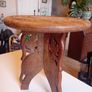 Vintage hardwood plant stand Image 5