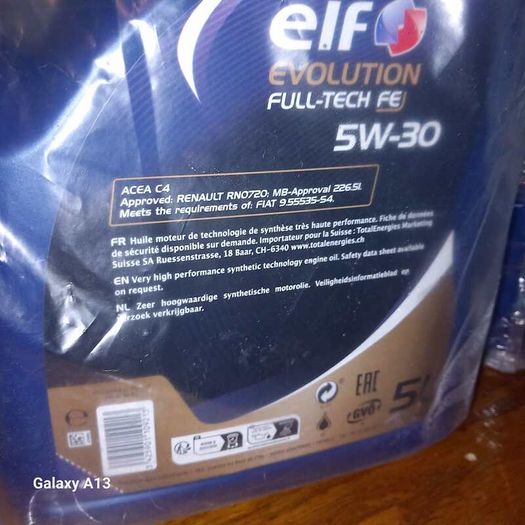 Elf Evolution Full-Tech FE 5W-30 Engine Oil