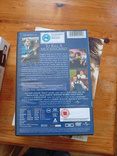 Five Gregory Peck oldie movies dvd collection
