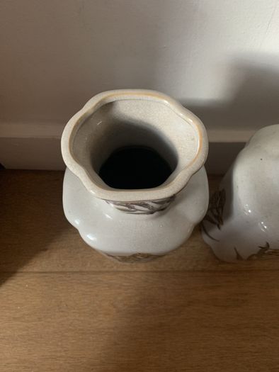 A pair of large vintage vases