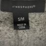 grey fringed sleeveless cardigan s/m generous Image 6
