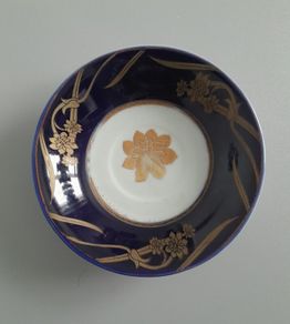 Cobalt Blue - 24k Gold - Porcelain
