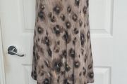 Zara Mink Coloured Print Tunic Dress size Medium (10-12)