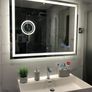 LED Mirrors Bathroom Makeup Cosmetic Ensuite Vanity Bluetooth Demister Antifog Dual LED Image 5