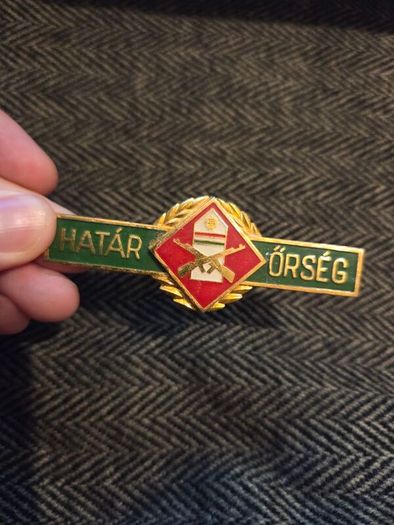 Vintage Hungarian Border Guard Badge