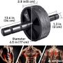FREE EXPRESS SHIPPING  Gym Equipment for Home Workout (Ab Roller Wheel Set, Skipping Rope, Push-up Handles). Fitness Exercise, Strength Training Equipment for Abs, Weight Loss, Sport Accessories for Men Women Image 5