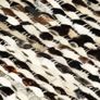 Rug Genuine Hair-on Leather 160x230 cm Black/White Image 4
