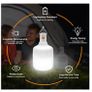 Ledeak 2 Pcs Camping Light, Led Usb Rechargeable Lantern Battery Powered Outdoor Tent Lamp With Hanging Hook, Dimmable 3 Modes Portable Light Bulb For Emergency Patio Garden Gazebo Image 4