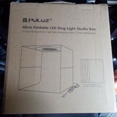 PHOTO BOX 40x 40cm Portable LED Light Tent Box Cube Photo Studio Photography 16" Dimmable - USED ONCE / COLLECT / DELIVER