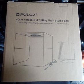 PHOTO BOX 40x 40cm Portable LED Light Tent Box Cube Photo Studio Photography 16" Dimmable - USED ONCE / COLLECT / DELIVER