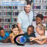 Magnetic Levitation Floating Globe, Levitating C Shape with LED Lights Touch Control for Educational Home Office Decor, Anniversary Creative Gift(3.3 Inches Globe Image 4