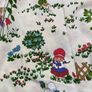 Vintage German 70s 80s summer sleeping bag 96 cm long 1980 flowers Sarah K Holly Hobbie Image 3