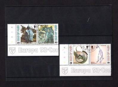 1993 Isle of Man Europa: Contemporary Art Commemorative Stamps Fine Used