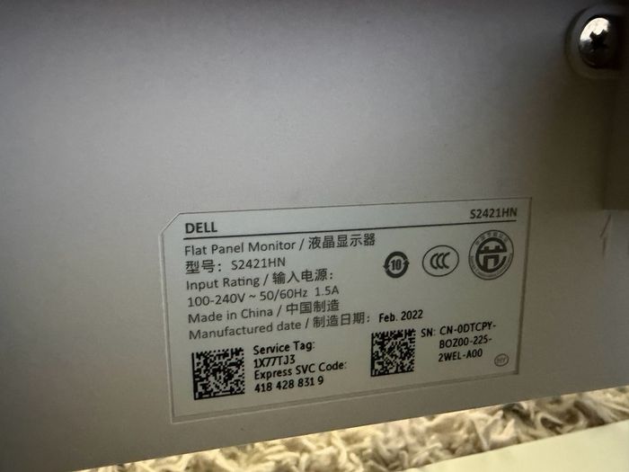 24" monitor Dell S2421HN