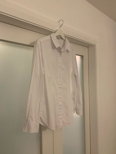 Bershka Mens Plain White Shirt