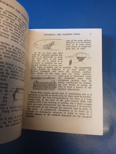 Vintage Garden Pond booklet