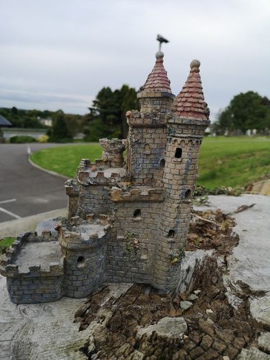 castle handcrafted model, great decoration