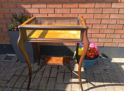 Antique Inlaid Bijouterie Display Table Neat Size