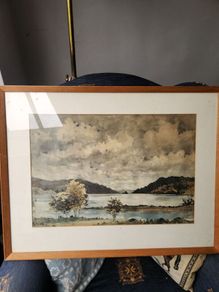 large watercolour.