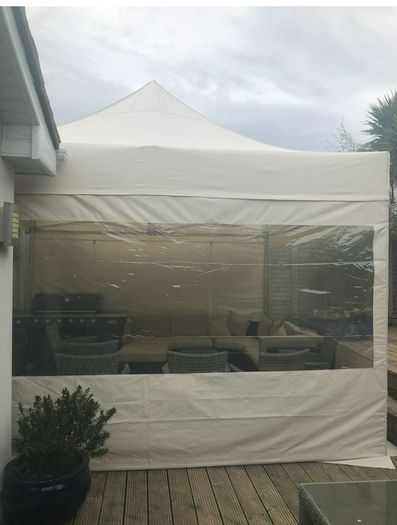 Commercial Quality 4x4m gazebo with sides and cover