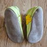 Starchild Baby Shoes Green with Flowers 6-12 Months Image 4