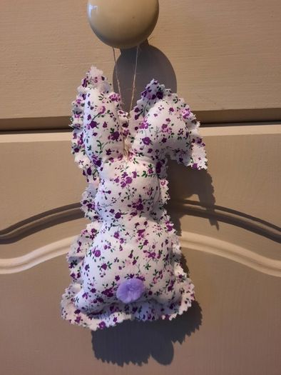 Handmade Easter Bunting / Hanging decorative bunnies
