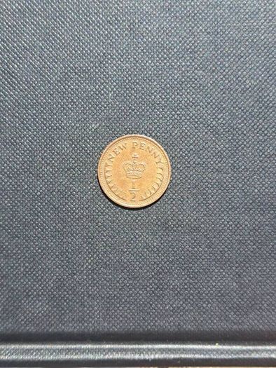 United Kingdom 1/2 New Penny Coin.