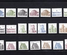 1982-90 Ireland Third (Sixth per Hibernian) Definitive Series Irish Architecture Low Values Presentation Pack includes stamps Mint Never Hinged (MNH)