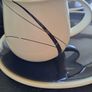 6 Denby oyster buffet saucers and mugs Image 6