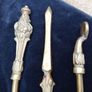Brass, companion set, Fireside set, solid brass Image 3