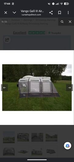 Vango Galli Air III Drive Away Awning