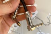 Pro snake patch cable 6.3mm metal jacks