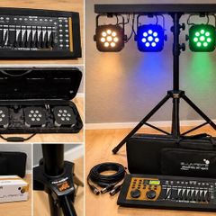 Stairville DMX-Master II + Stairville Stage TRI LED Bundle Complete