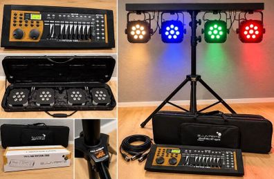 Stairville DMX-Master II + Stairville Stage TRI LED Bundle Complete
