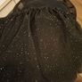 Girls black sequence skirt Image 2