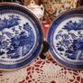 Bells Blue Willow Saucer + Side Plate Image 4