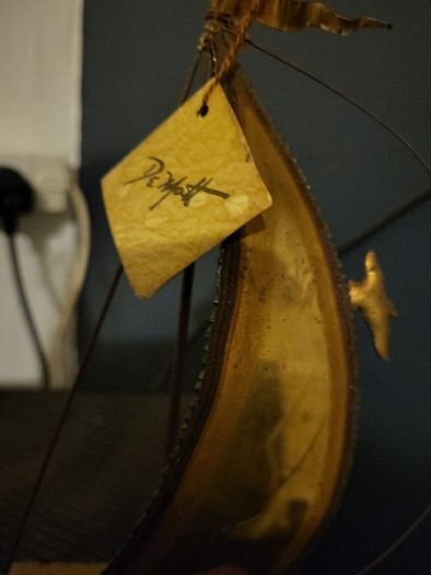 Brass and marble ships