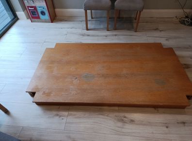 Solid oak dining table for free