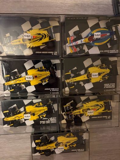 Formula One Minichamps and memorabilia Jordan
