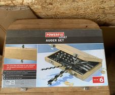 Sealed (wooded Boxed) powerfix auger set of 6