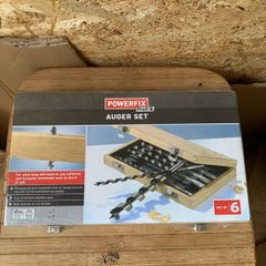 Sealed (wooded Boxed) powerfix auger set of 6