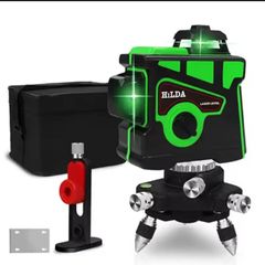 Laser Level 12 Lines 3D Level Self-Leveling 360 Horizontal And Vertical Cross Super Powerful Green Laser Level