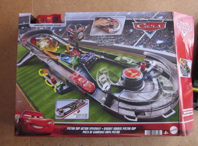 Disney Pixar Cars Piston Cup Action Speedway Track Playset w/ Lightning Mcqueen