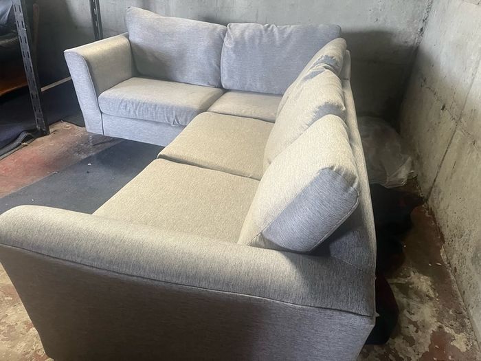 Grey corner sofa l shaped